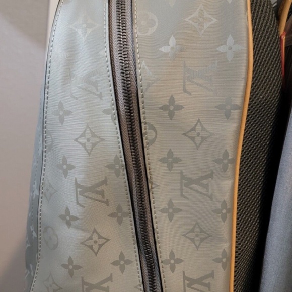 LOUIS VUITTON Monogram Titanium Canvas GM Gray LV Backpack - Picture 2 of 6